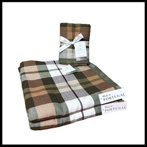 Felpinter 4 Pc Set:2 Bath 2 Hand Towels X-long Combed Cotton Portugal Made NWT